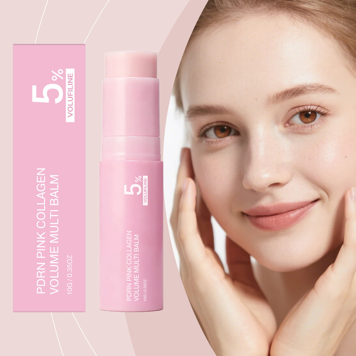 Voloc Volume Balm — 10g twist-up stick with 5% Volufiline and liposomal PDRN