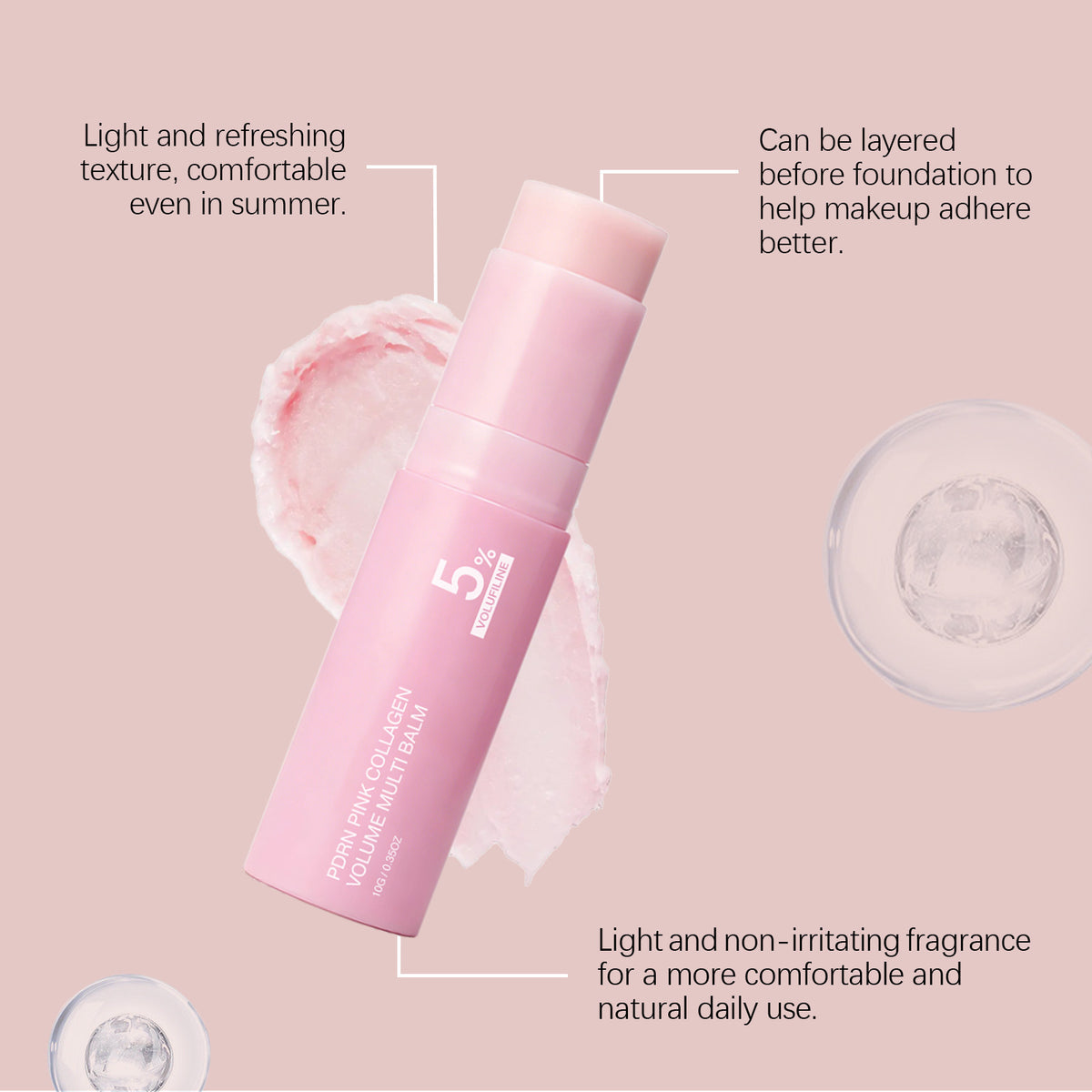 Voloc Volume Balm — 10g stick, roughly 60 days of twice-daily use