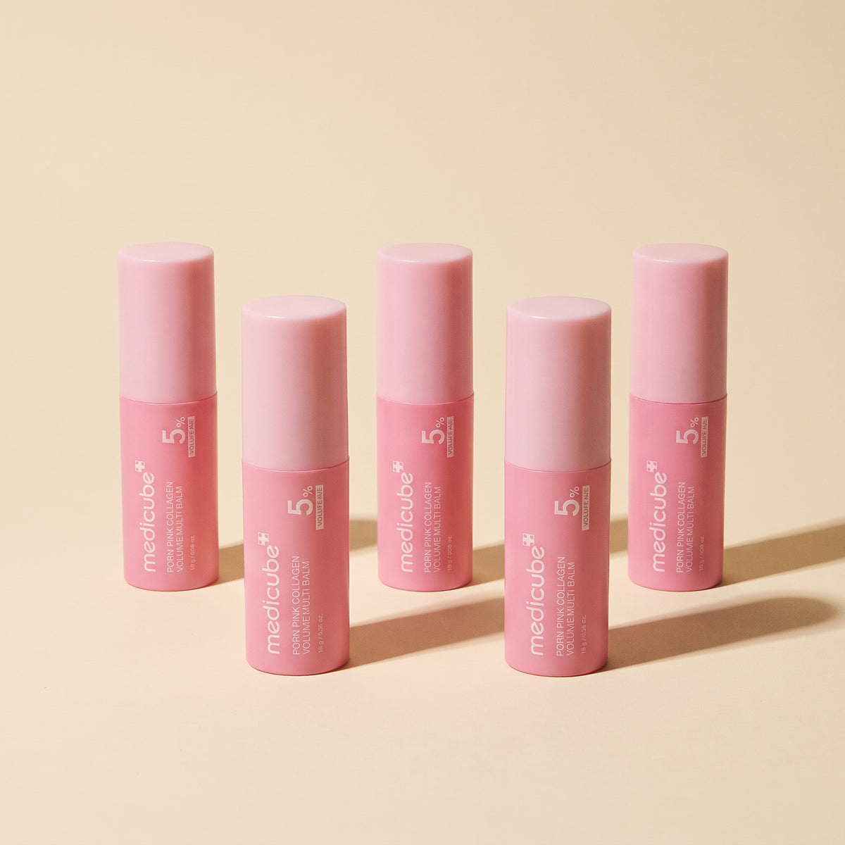 Five Voloc Volume Balm sticks — 3 plus 2 free pack